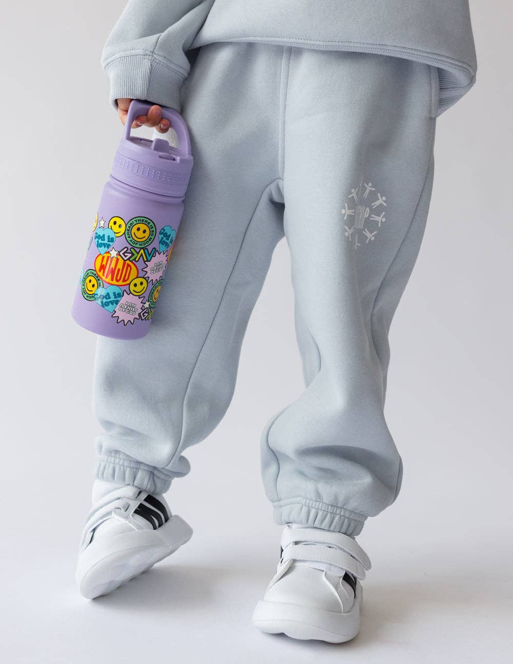 Sticker Collage Kids Water Bottle