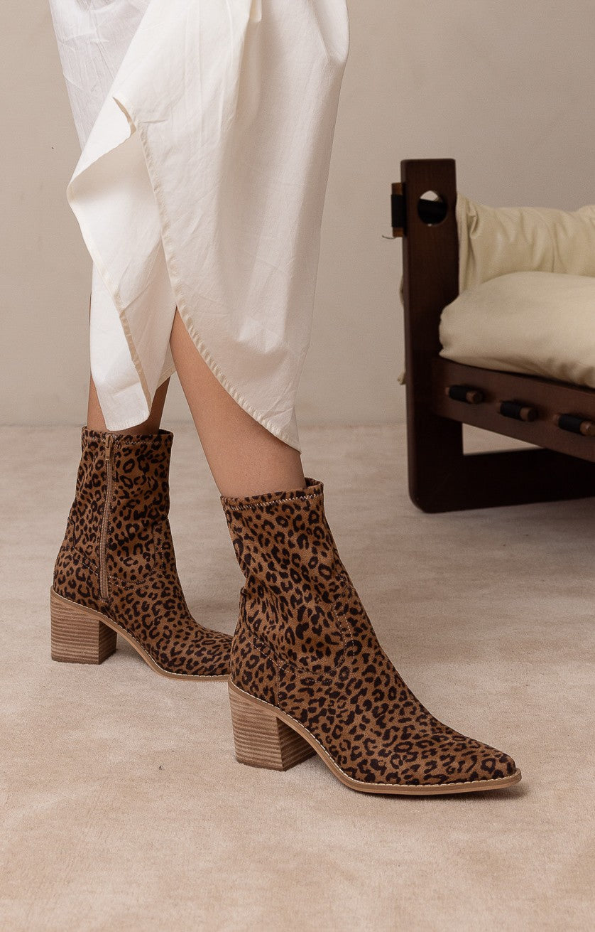 Leopard Booties