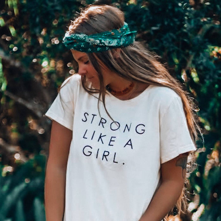 STRONG LIKE A GIRL T SHIRT