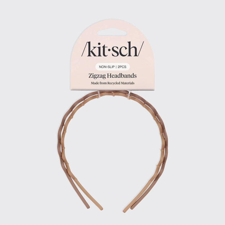 Recycled Plastic Zig Zag Headband 2pc