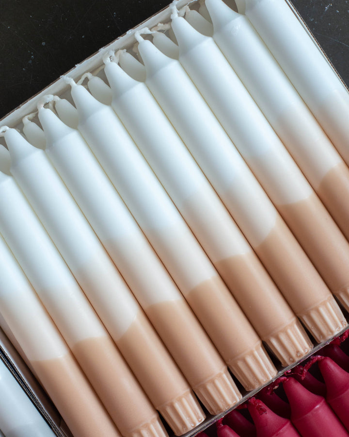 Taper candles-  Autumn colors mix