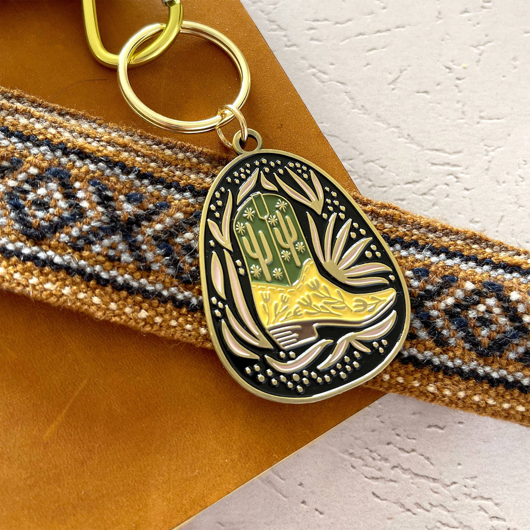 Baja Cowboy Boot Keychain