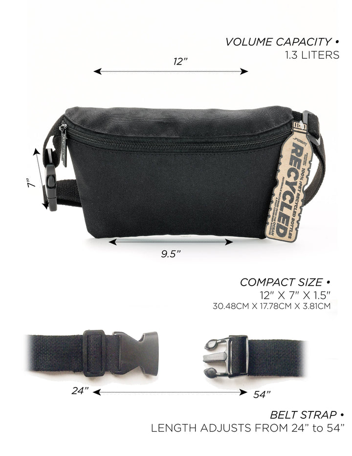 Fanny Pack | Small Ultra-Slim | Black
