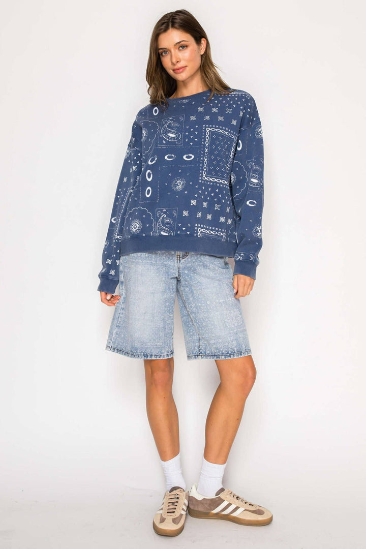 BANDANA SWEATSHIRT
