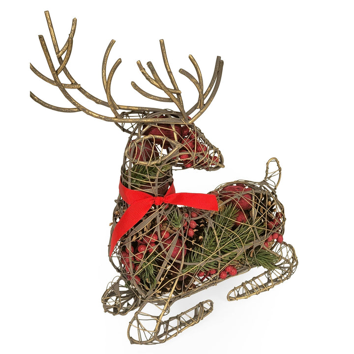 Sitting Deer Wire Fragrance Potpourri