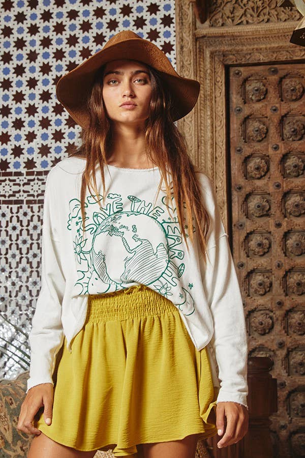 Save The Earth Long Sleeve Top