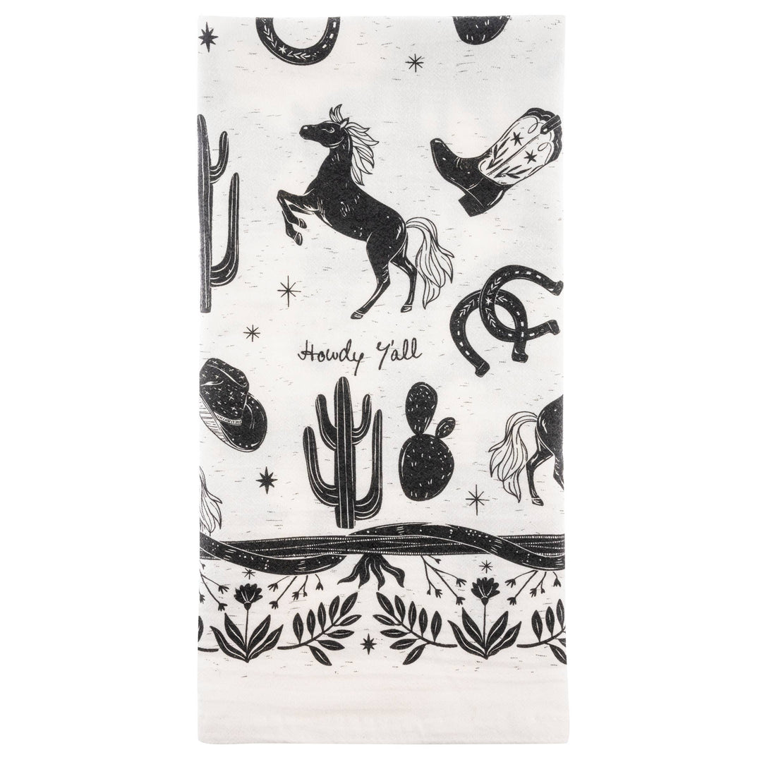 Boho Tea Towel: Western