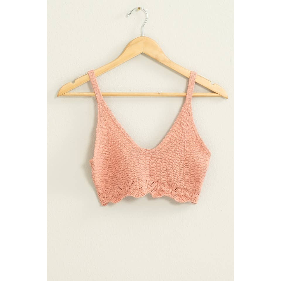 Crochet Knit Bralette
