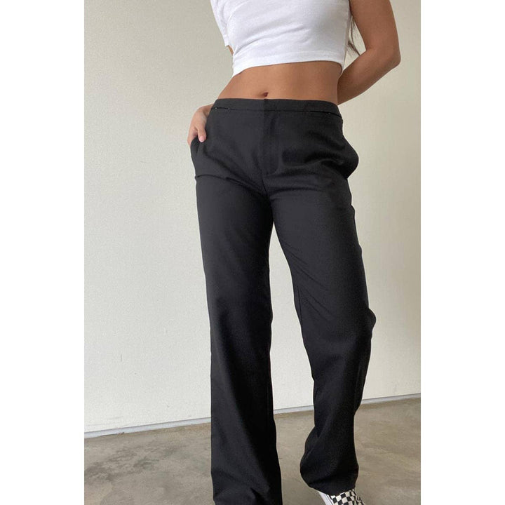 HOOK EYE WAISTBAND TROUSER