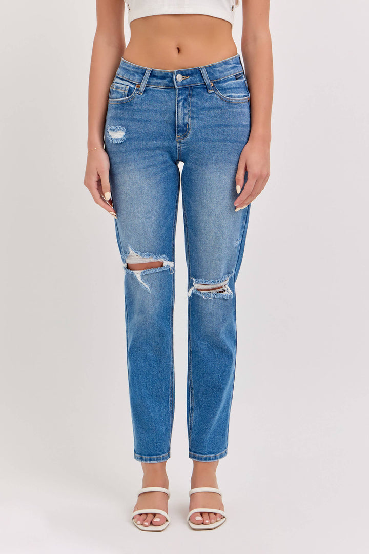 High Rise Mom Jeans