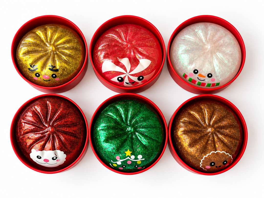 Christmas Glitter Slow-Rise Maltose Dumplings