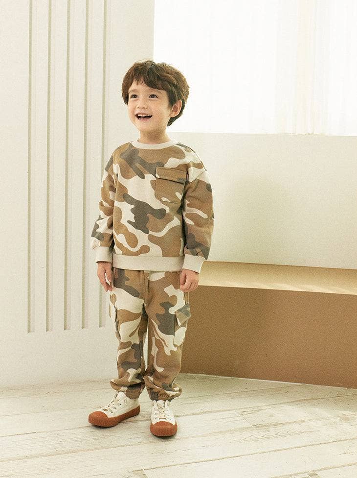 Camo Fleeced Pocket Sweatpants