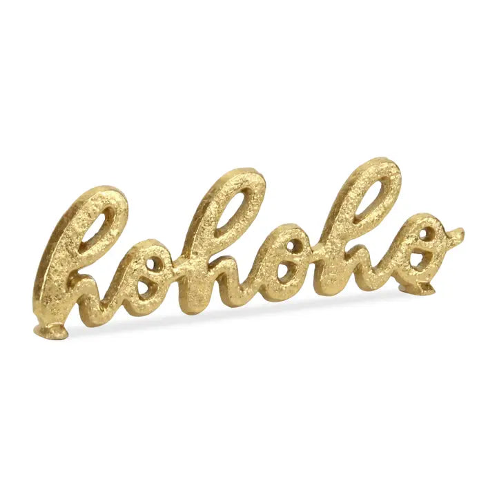 "hohoho" Cast Iron sign