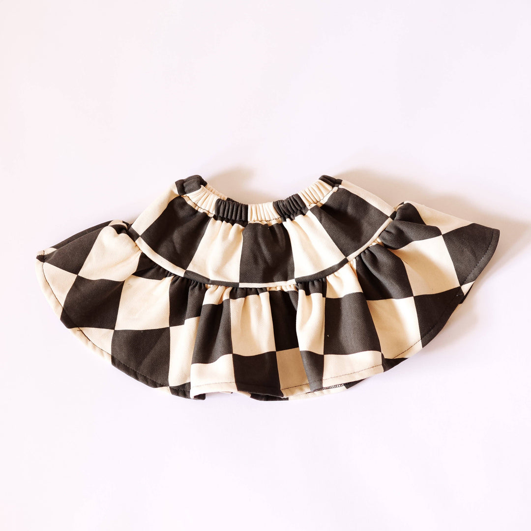 Checkered Mini Skirt