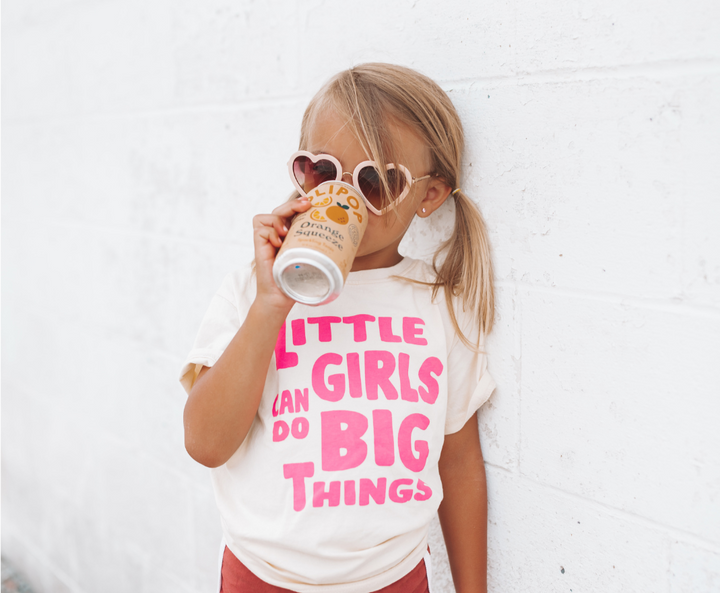 Little girls can do big things T shirt