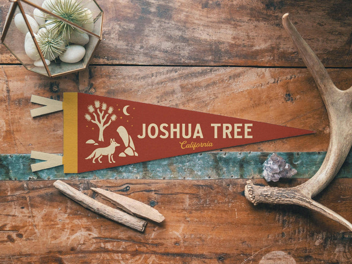 Joshua Tree California Felt Pennant