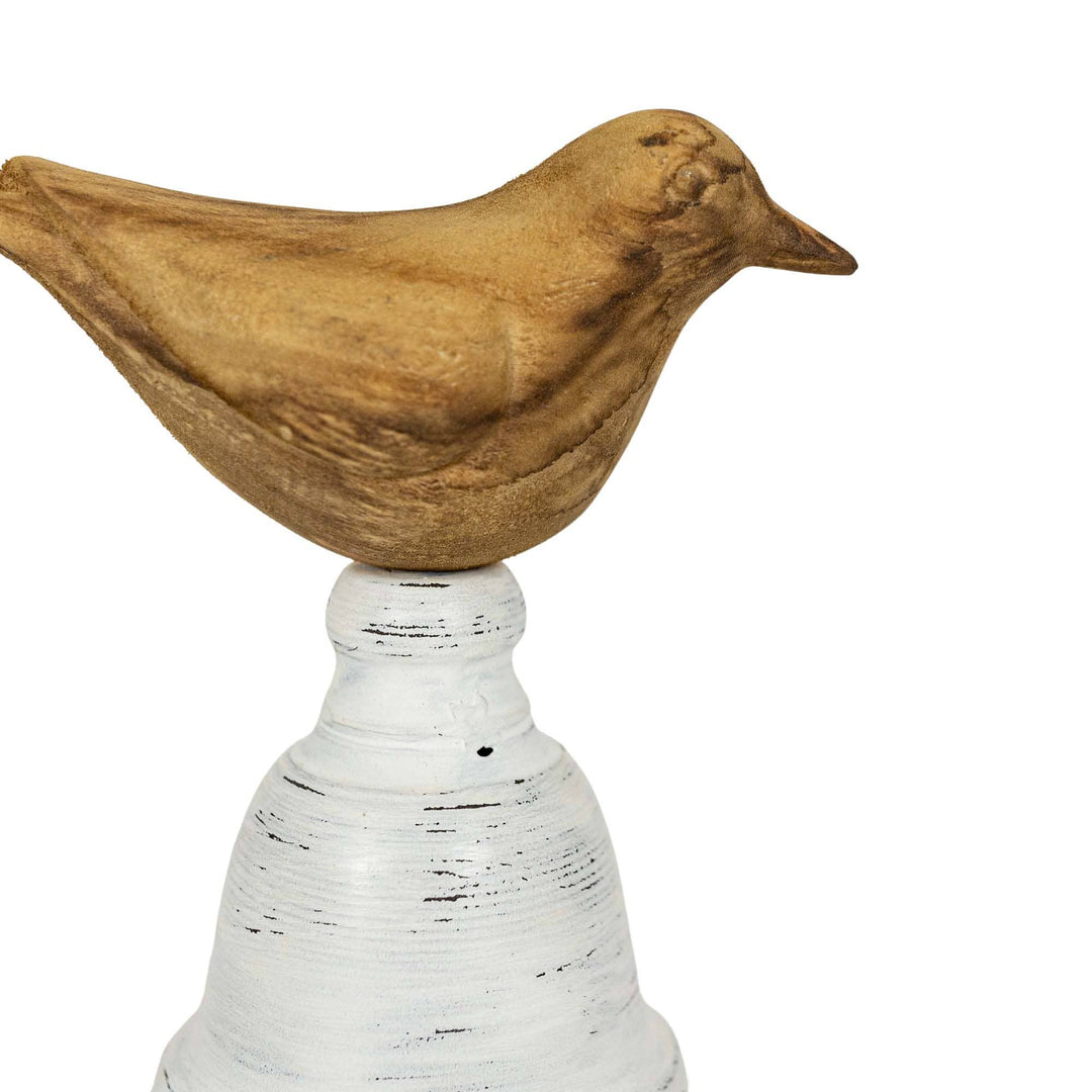 Mel Carved Bird on Perch