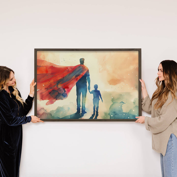 Super Dad - Fathers Day Canvas Art