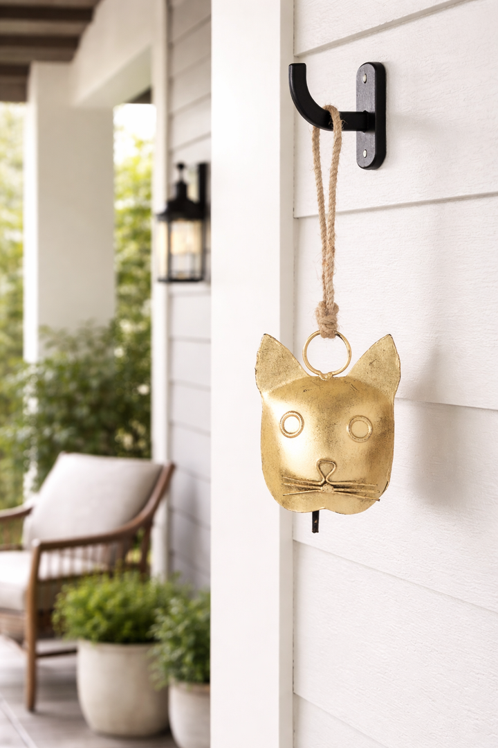 Cat Rustic Bell