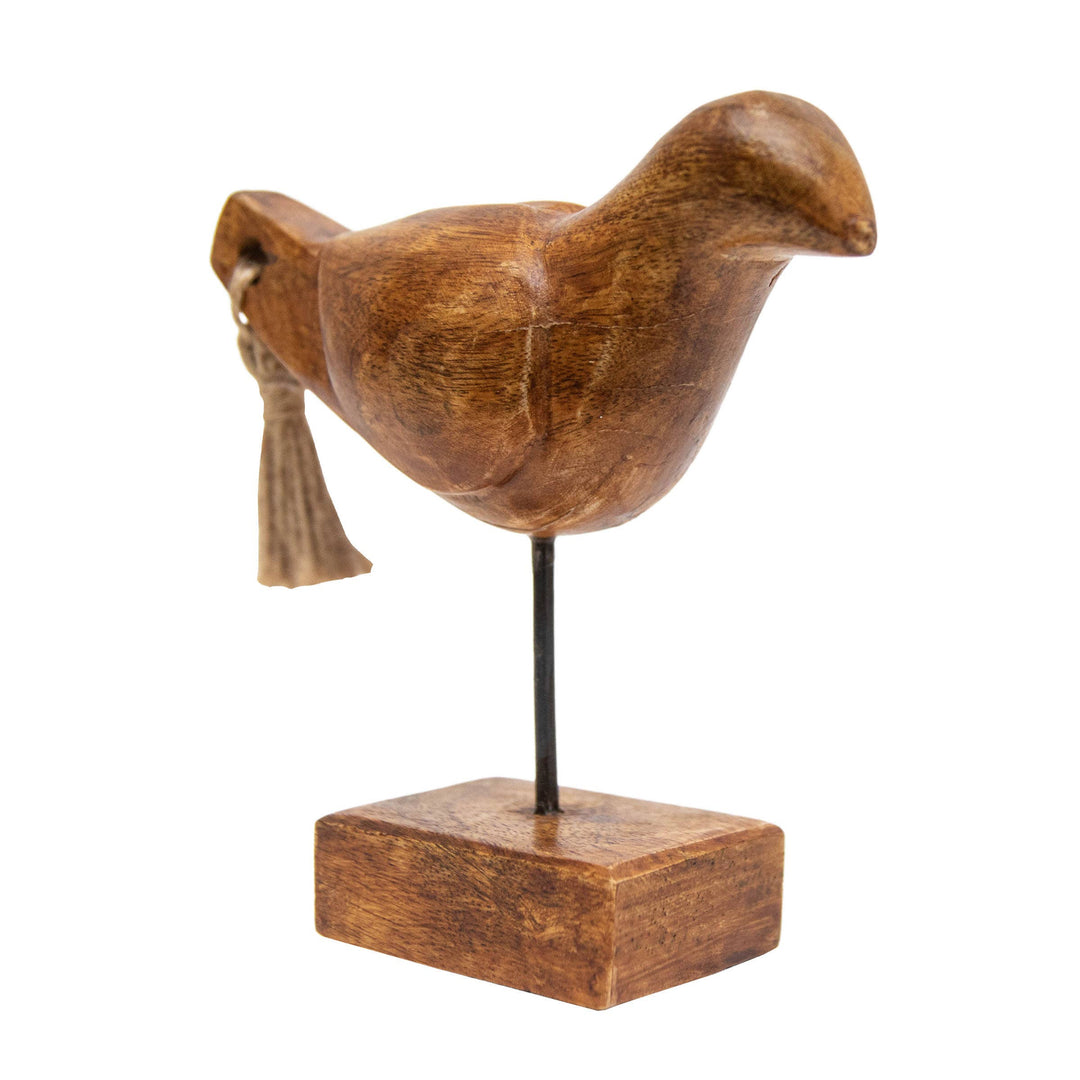 Crockett Wood Bird with Tassel Tail