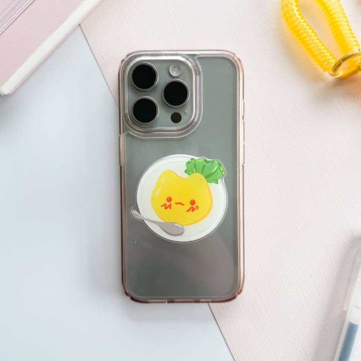 Cute Cat Epoxy Acrylic Phone Grip