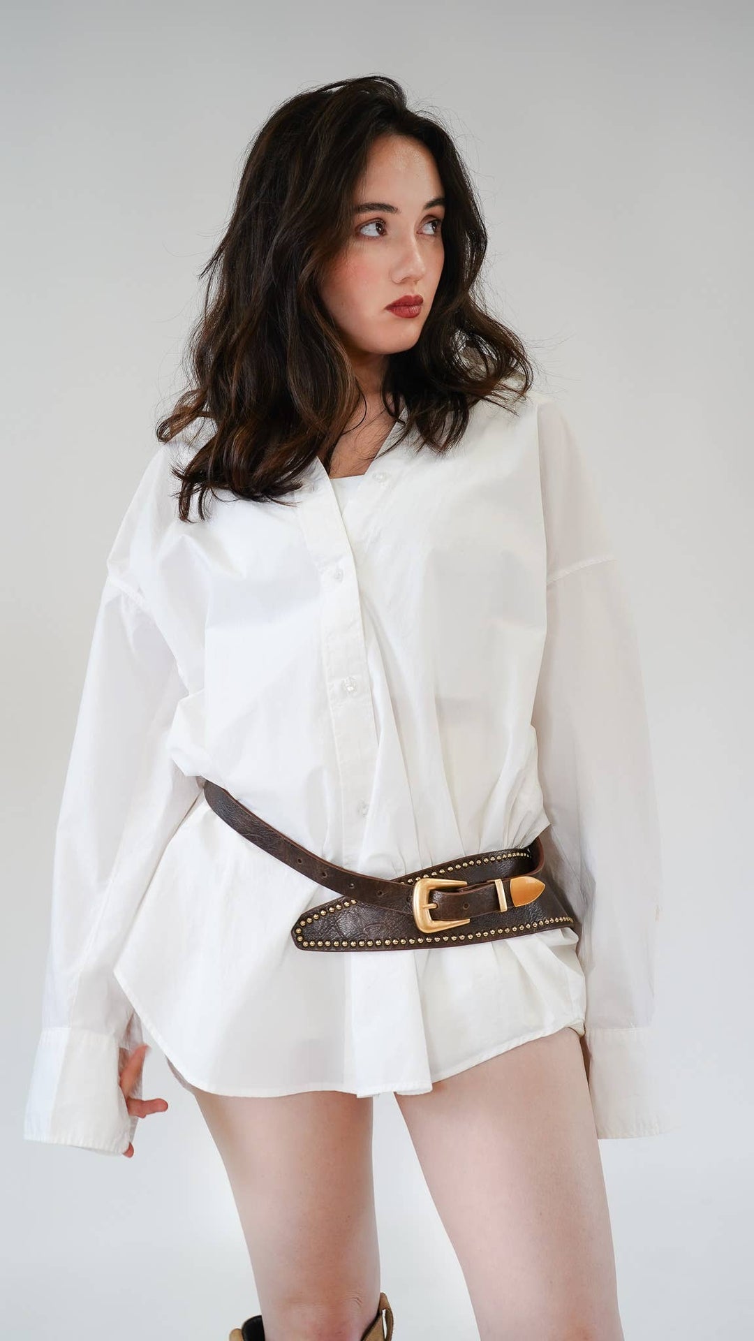 Avant Garde Studded Western Belt