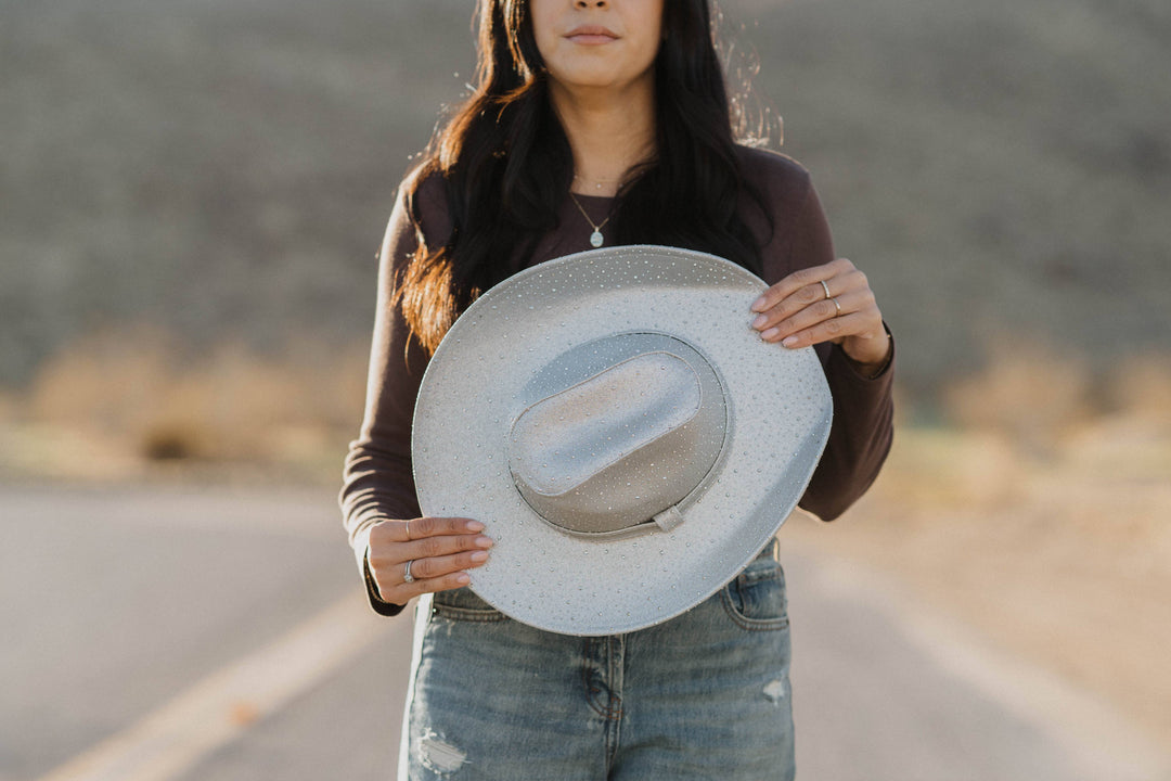 Rhinestone Western Cowgirl Hat