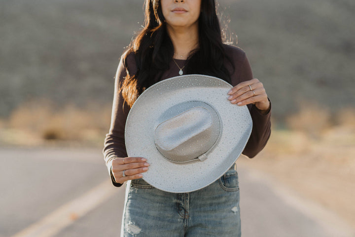 Rhinestone Western Cowgirl Hat
