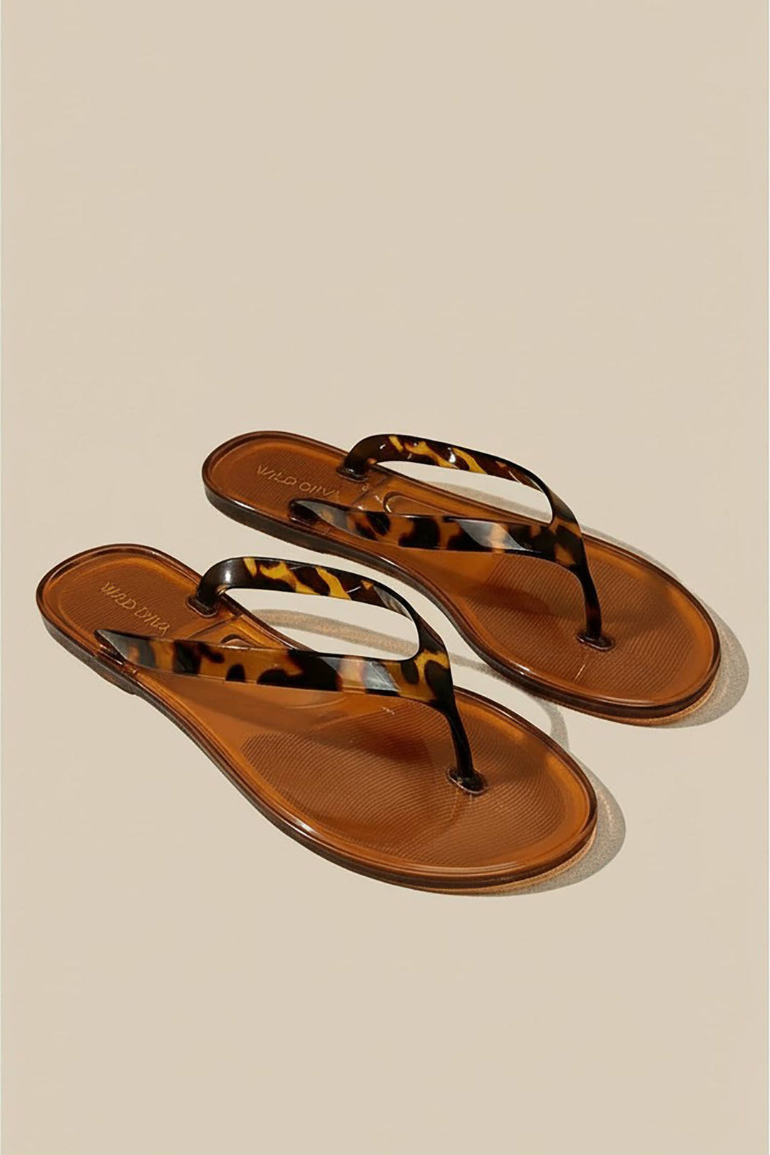 Jelly Tortoise thongs