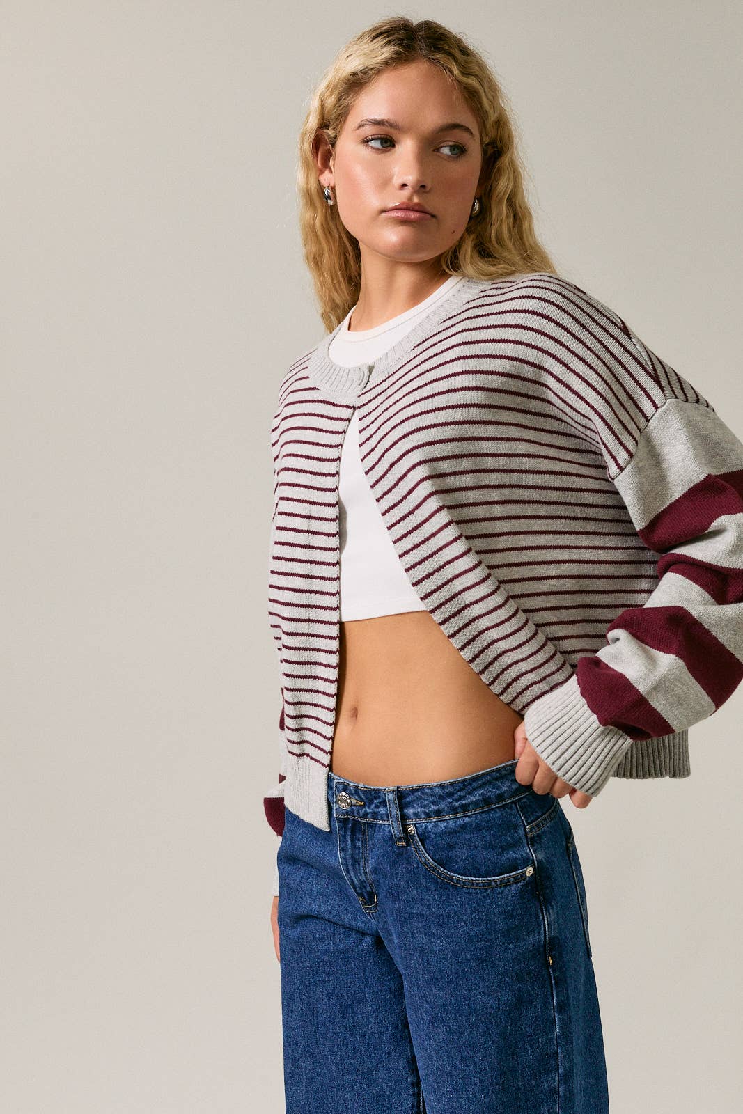 Stripe Cardigan