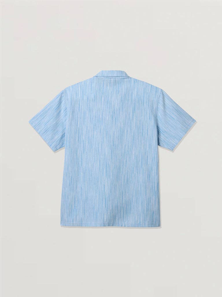 Maui & Sons Ashline Woven Shirt: LIGHT BLUE