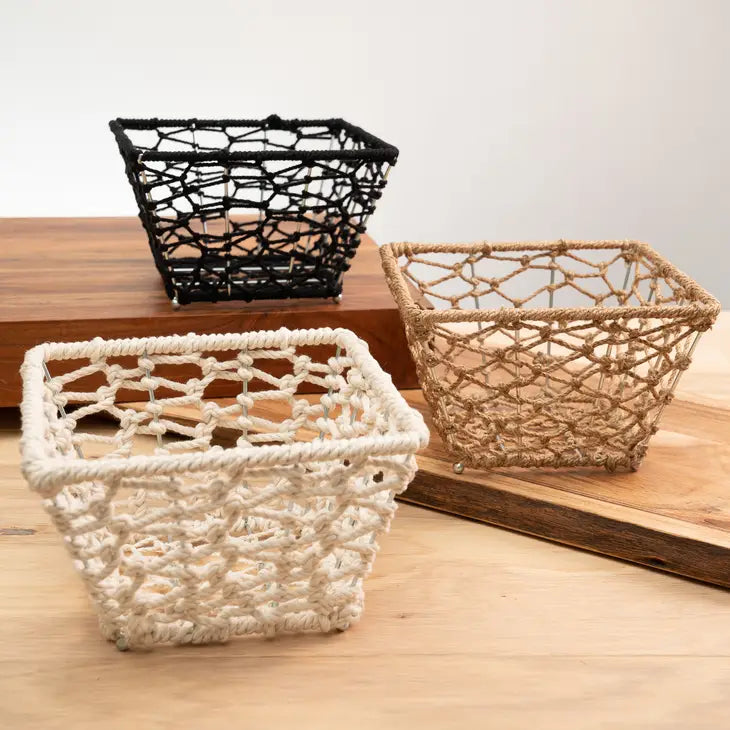 Small Neutral Woven Baskets