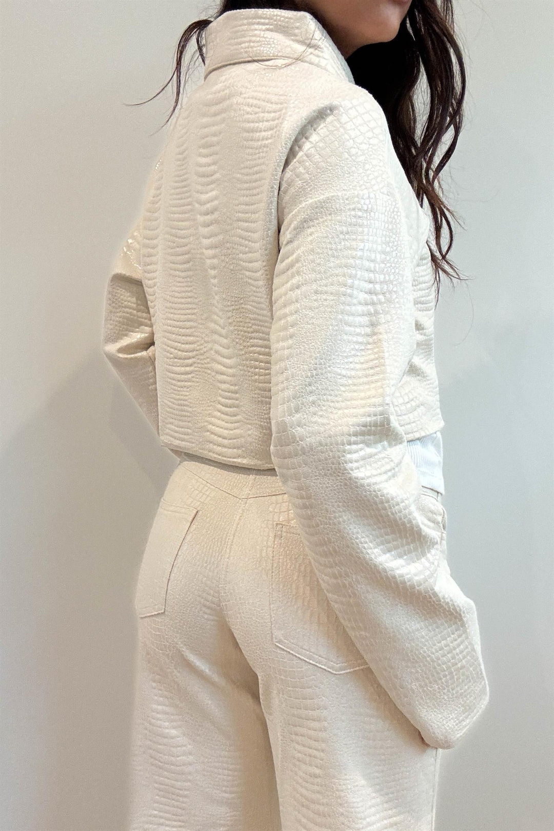 Snakeskin Print Pants