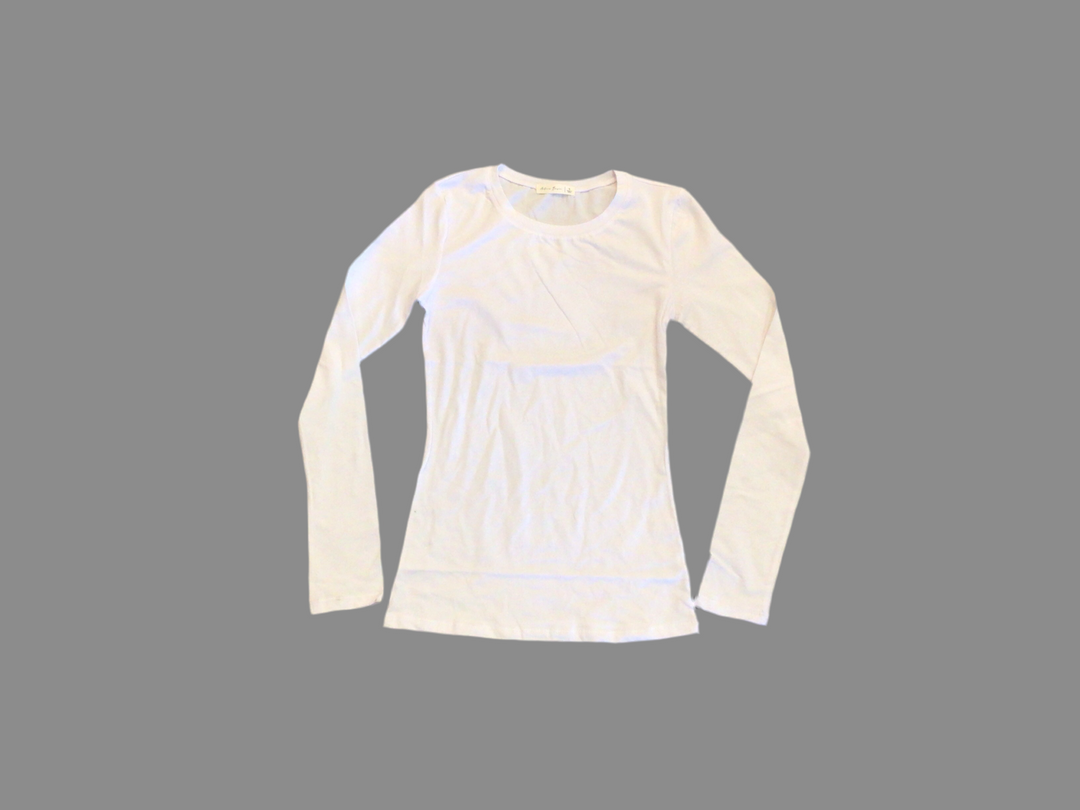 LONG SLEEVE COTTON JERSEY TOP