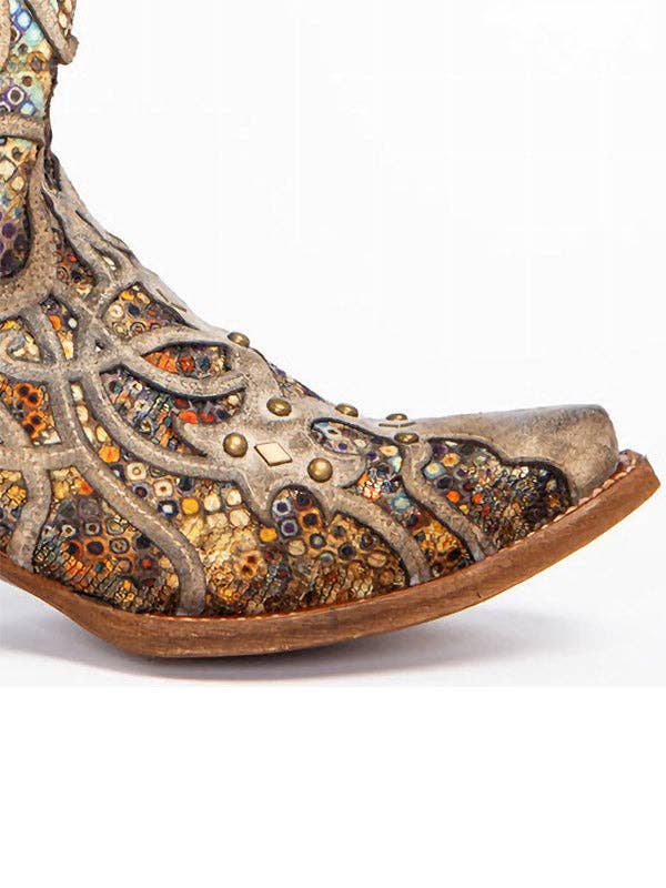 Bohemia Patchwork Mid-Calf Boots