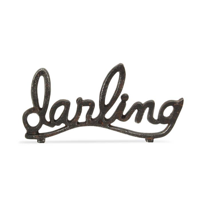 Darling Cast Iron Sign