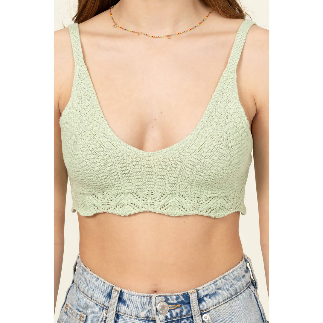Crochet Knit Bralette