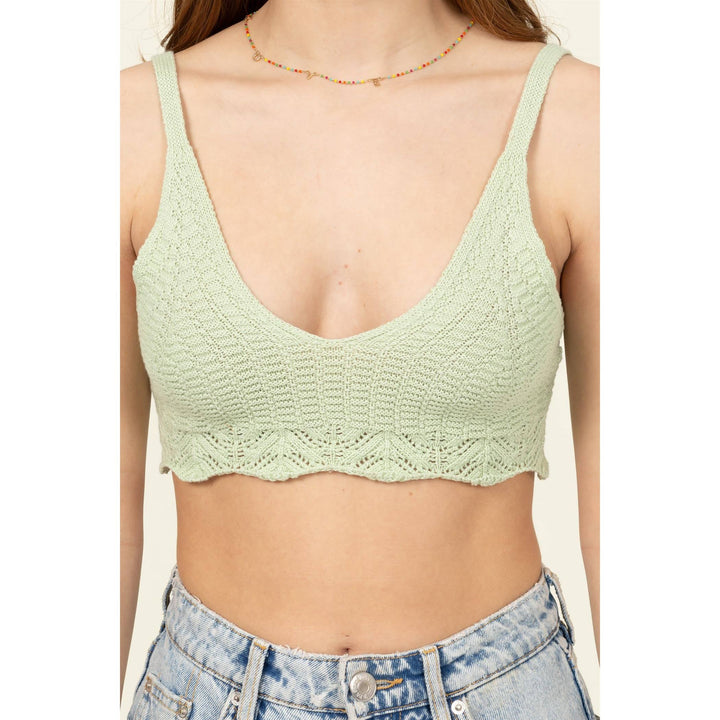 Crochet Knit Bralette
