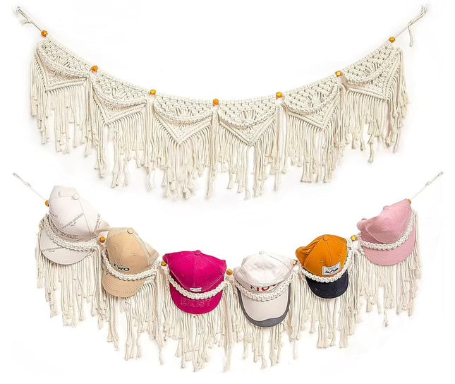Macrame Hat Holder