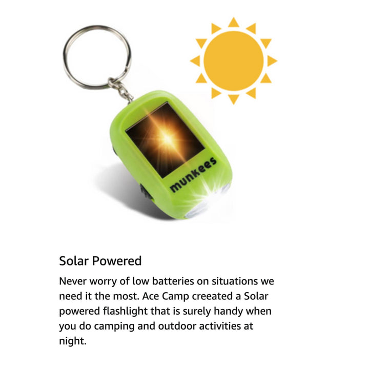 MINI SOLAR DYNAMO LED FLASHLIGHT