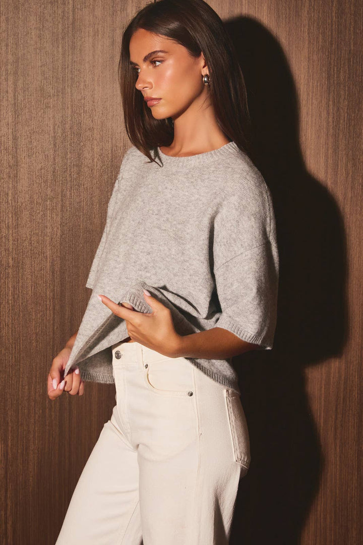 Boxy Knit Sweater
