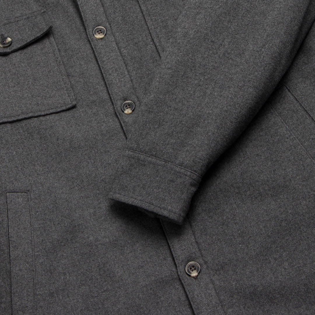 Button Up Sherpa Lined Jacket