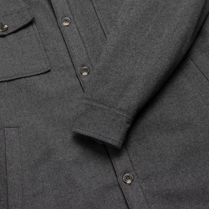 Button Up Sherpa Lined Jacket
