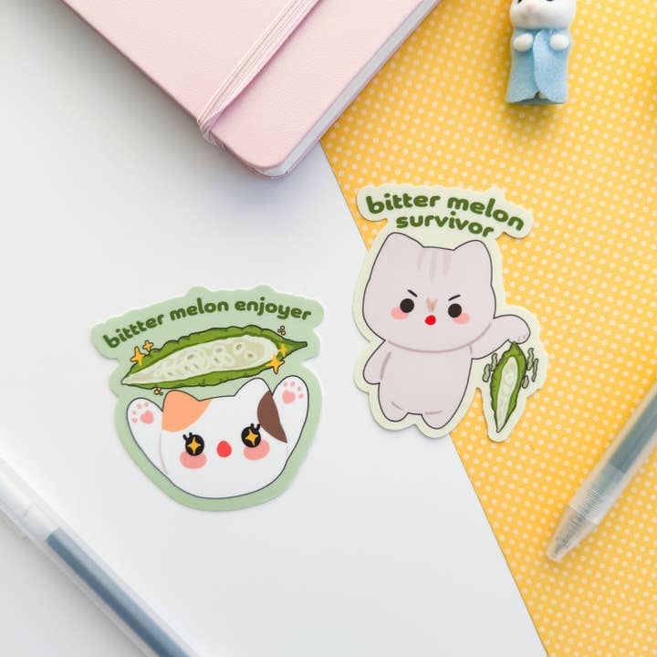 Bitter Melon Vinyl Stickers
