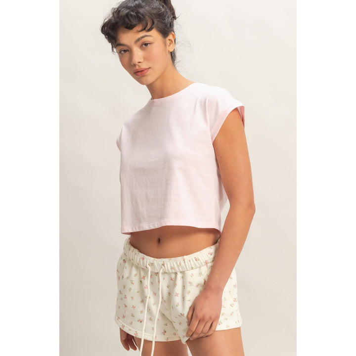 Classic Crew Neck Sleeveless Top
