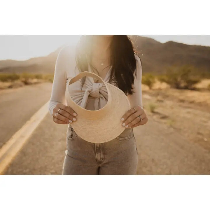 Natural Palm Leaf Visor