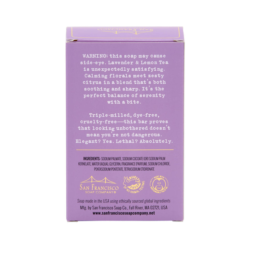 Snarky Vintage Collage Bars Lavender &amp; Lemon Tea