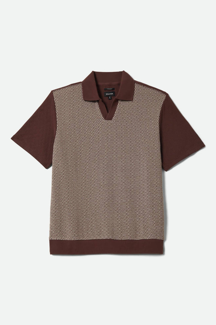 Brixton Jacquard Short Sleeve Polo