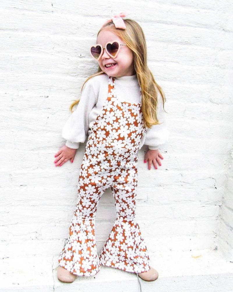 Andi Pleated Bell Bottom Jumpsuit