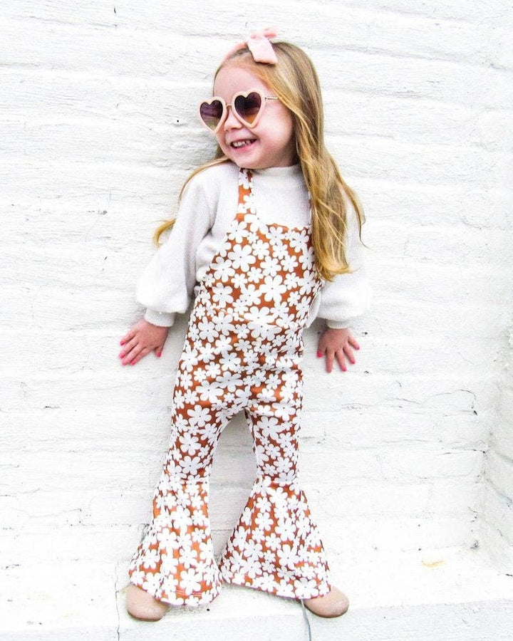 Andi Pleated Bell Bottom Jumpsuit